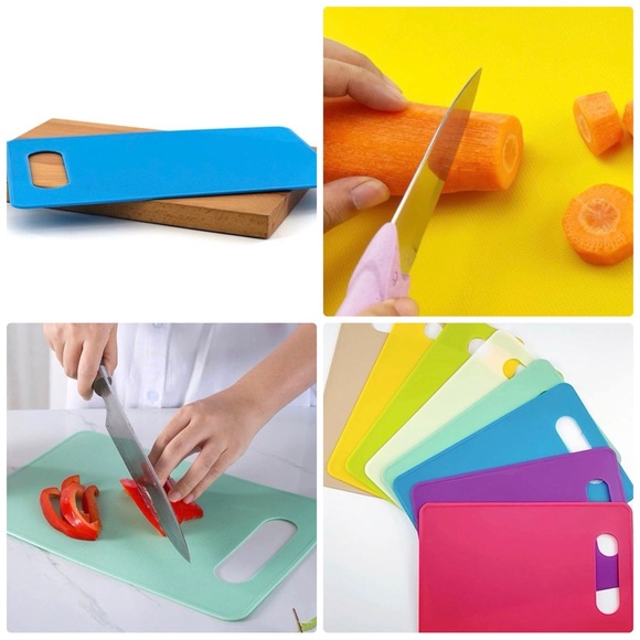 New 7 Piece Kitchen Tool Cooking Accessory Mini Bundle / Cutting Board Scissors - Picture 3 of 16